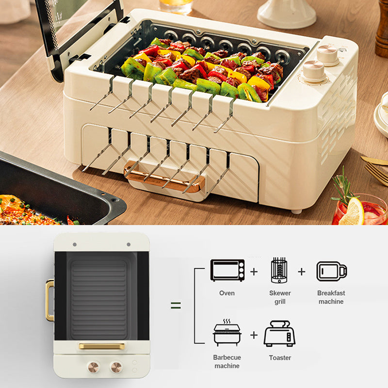 All Nations Emporium Smokeless Electric Grill Temp Control
