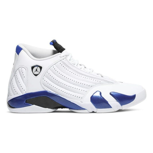 Nike Air Jordan 14 Retro White Hyper Royal Sneaker Edition