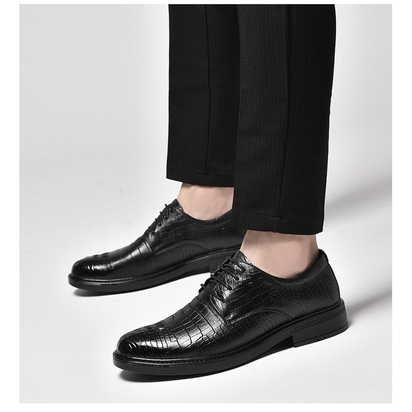 All Nations Emporium Mens British Formal Loafers Crocodile