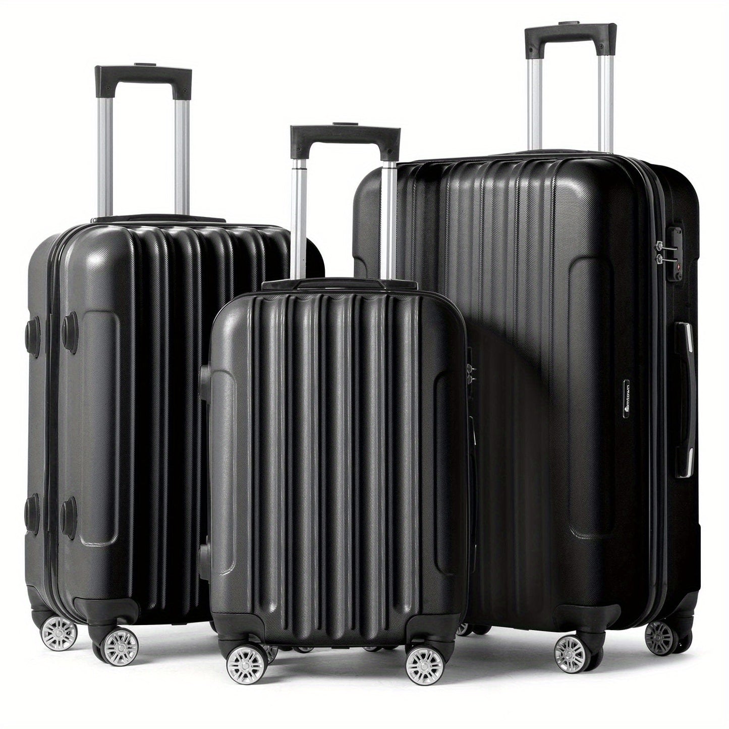 AutoForever Hard Shell Luggage 3pc With 360 Spinner Wheels