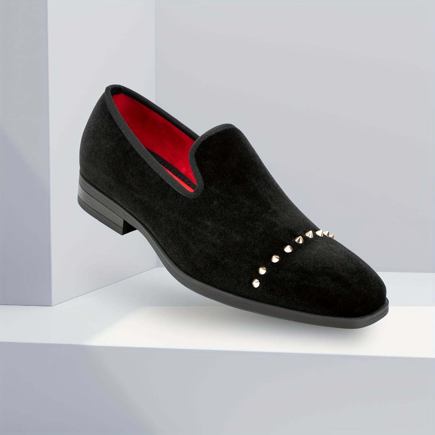 Mens Elegant Wedding Fashion Loafers Slip On Party Shoes