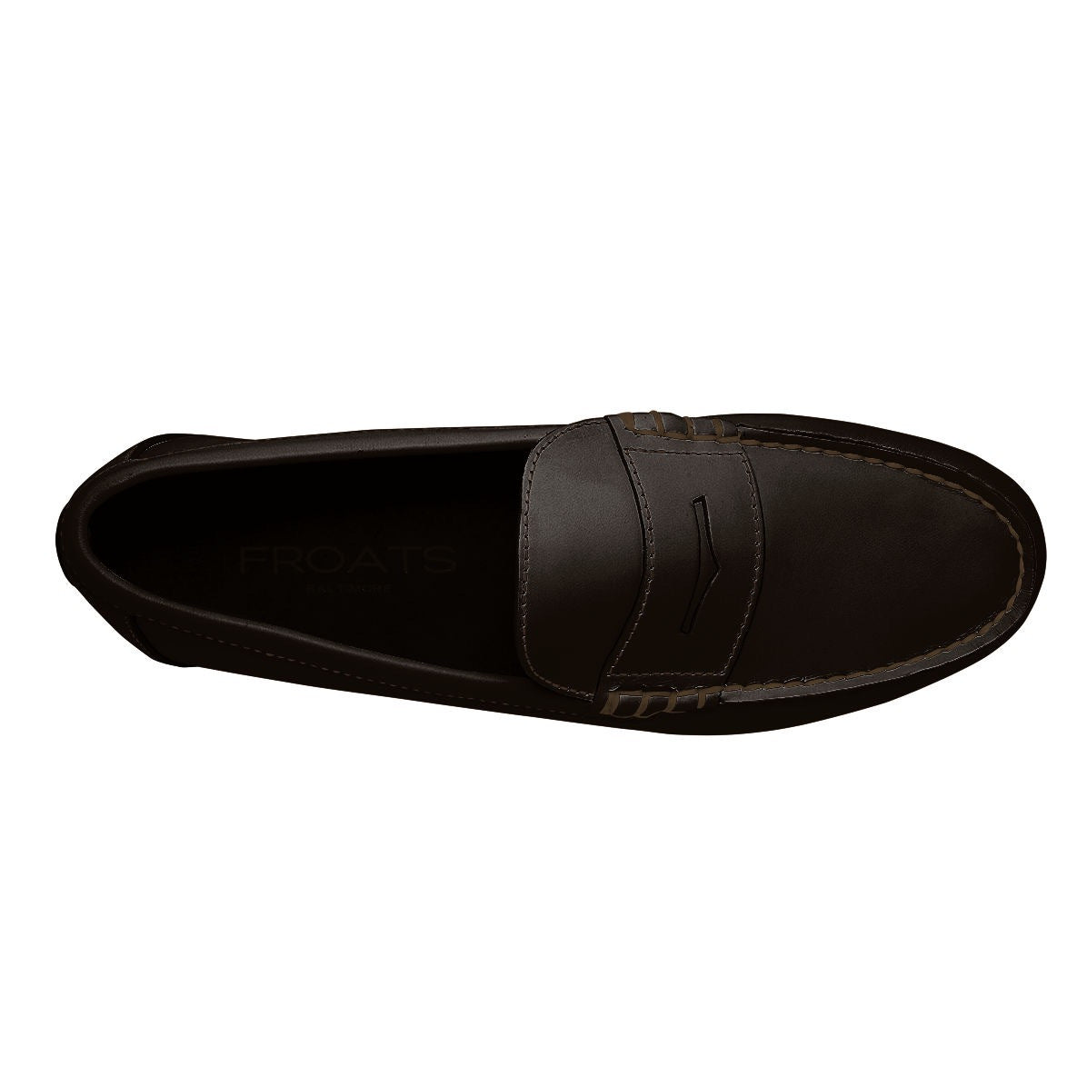 Lombard Men's Premium Leather Penny Loafer Leather Sole