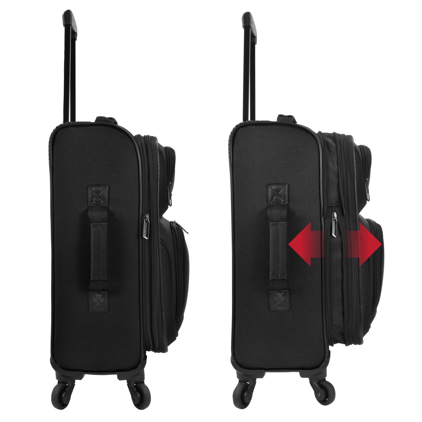 US Traveler Rio II TwoPiece CarryOn LuggageCase Set