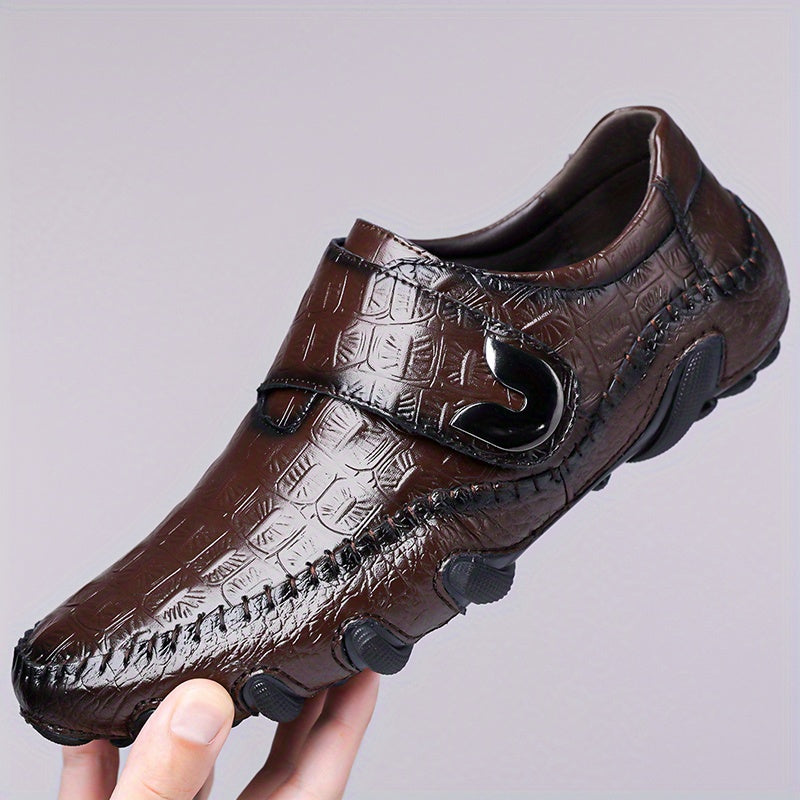Men's Classic Slip-On Loafers With Non-Slip Rubber Sole