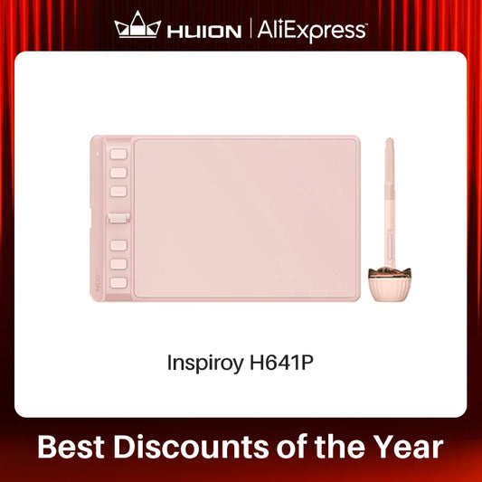 HUION Inspiroy 2S H641P Graphic Tablet With 6 Express Keys