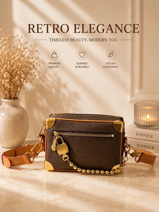 2026 Fashion New Luxury Women's Bag 18.5X13X8CM Small Square Bag Designer Inspired Handbag No Box