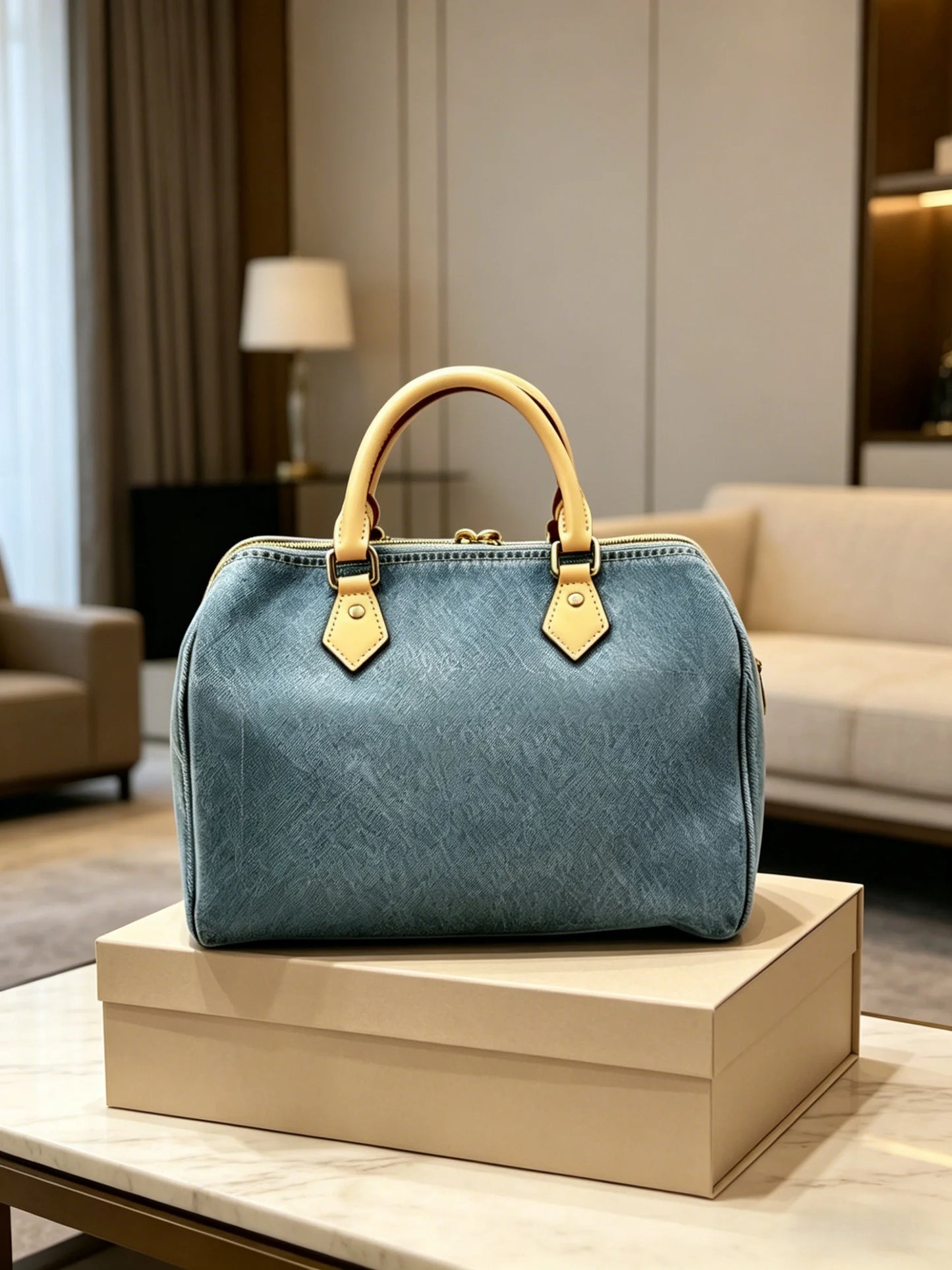 Denim Women's Handbag Casual Tote Large Capacity Everyday Bag