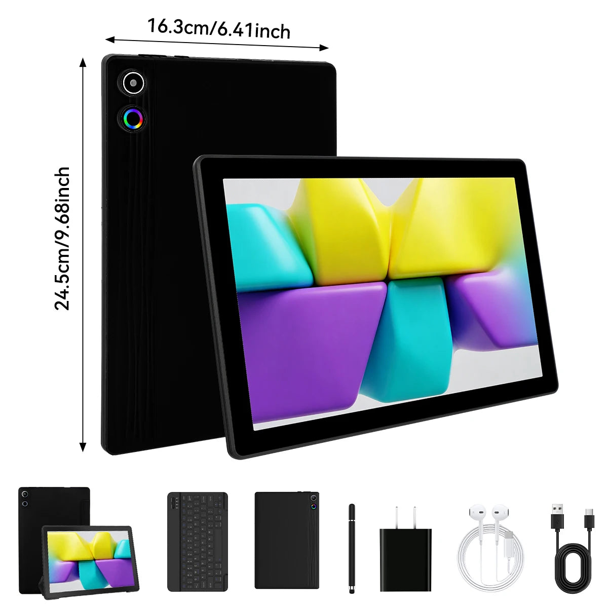 Moderness Android Tablet 24GB RAM 64GB Storage WiFi 6 Bluetooth
