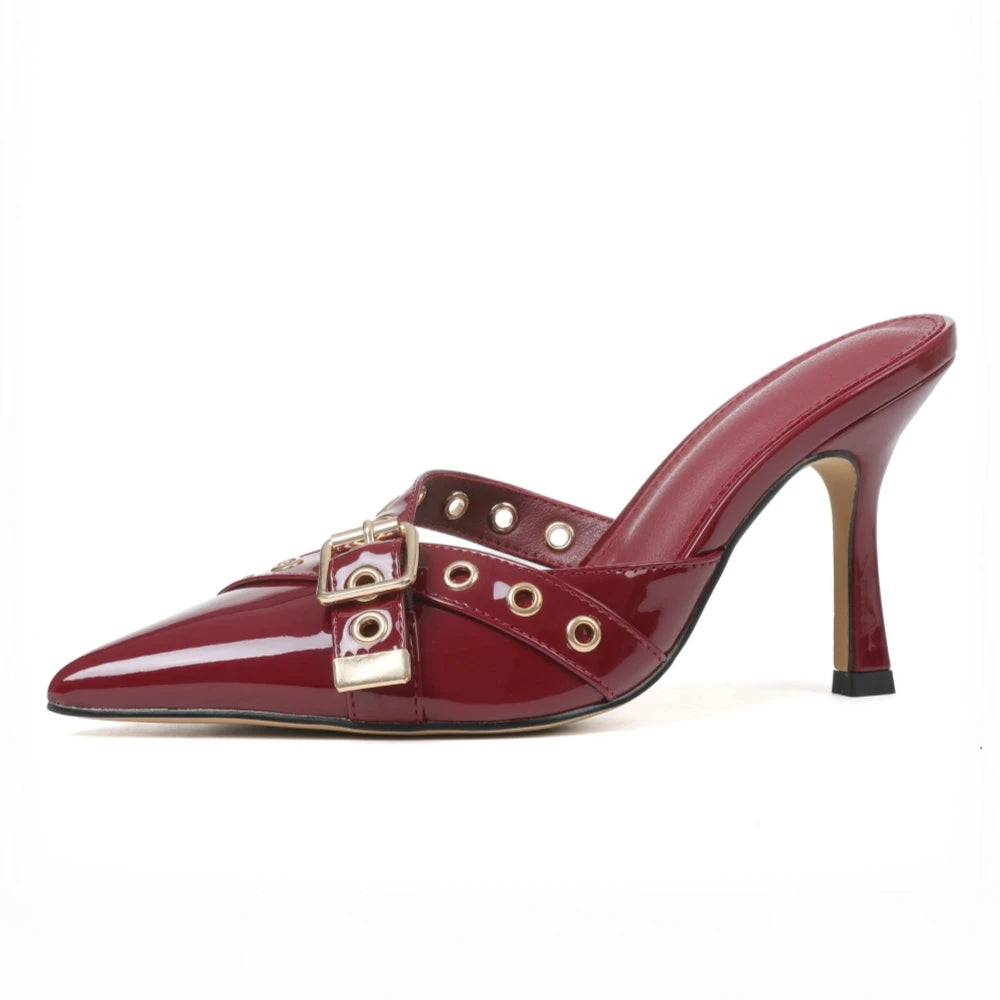 Women Slingback Stiletto Heels Pointed Toe Dressy Wedding Pumps