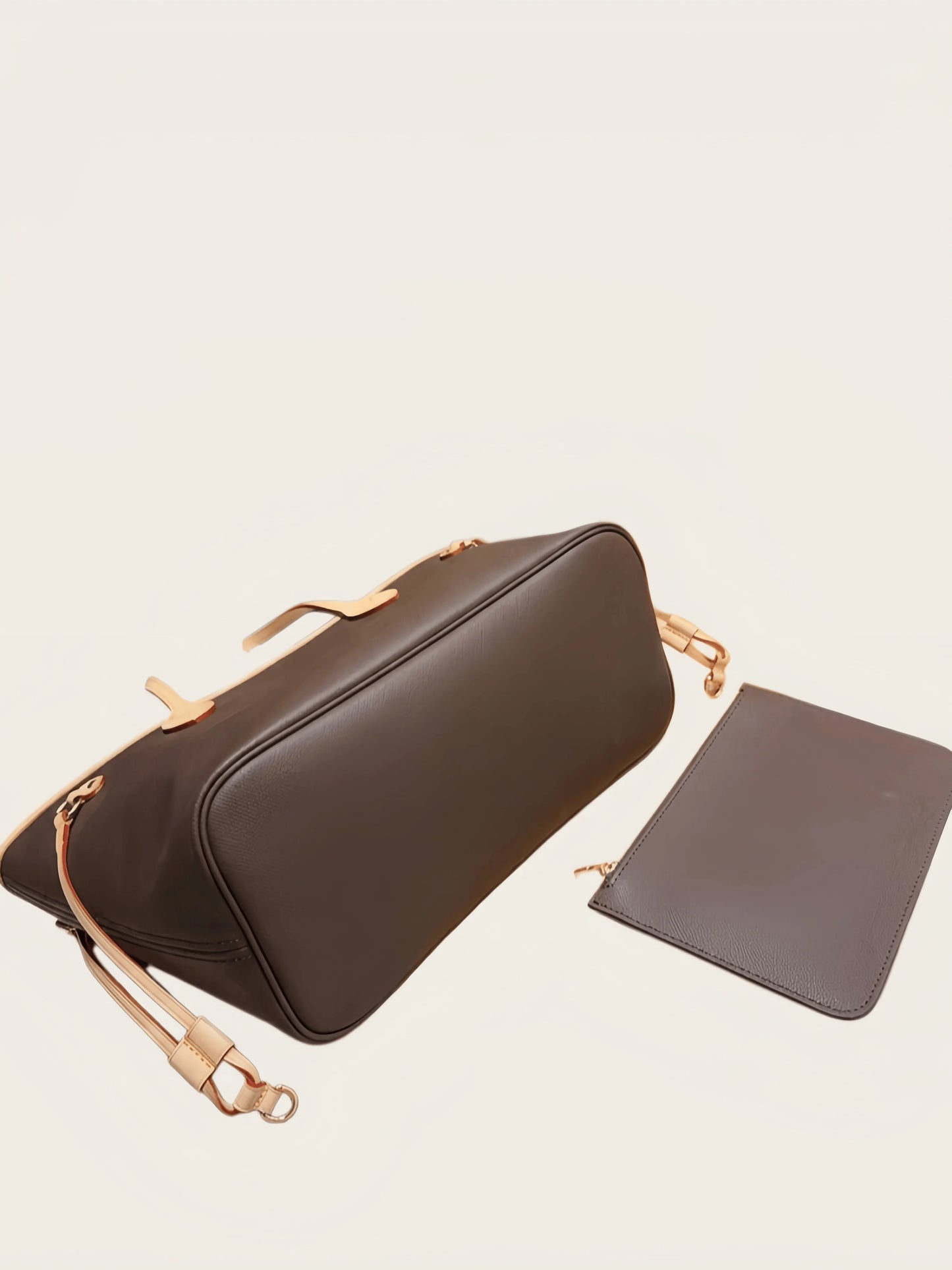 Canvas Shoulder Bag for Women with Magnetic Buckle