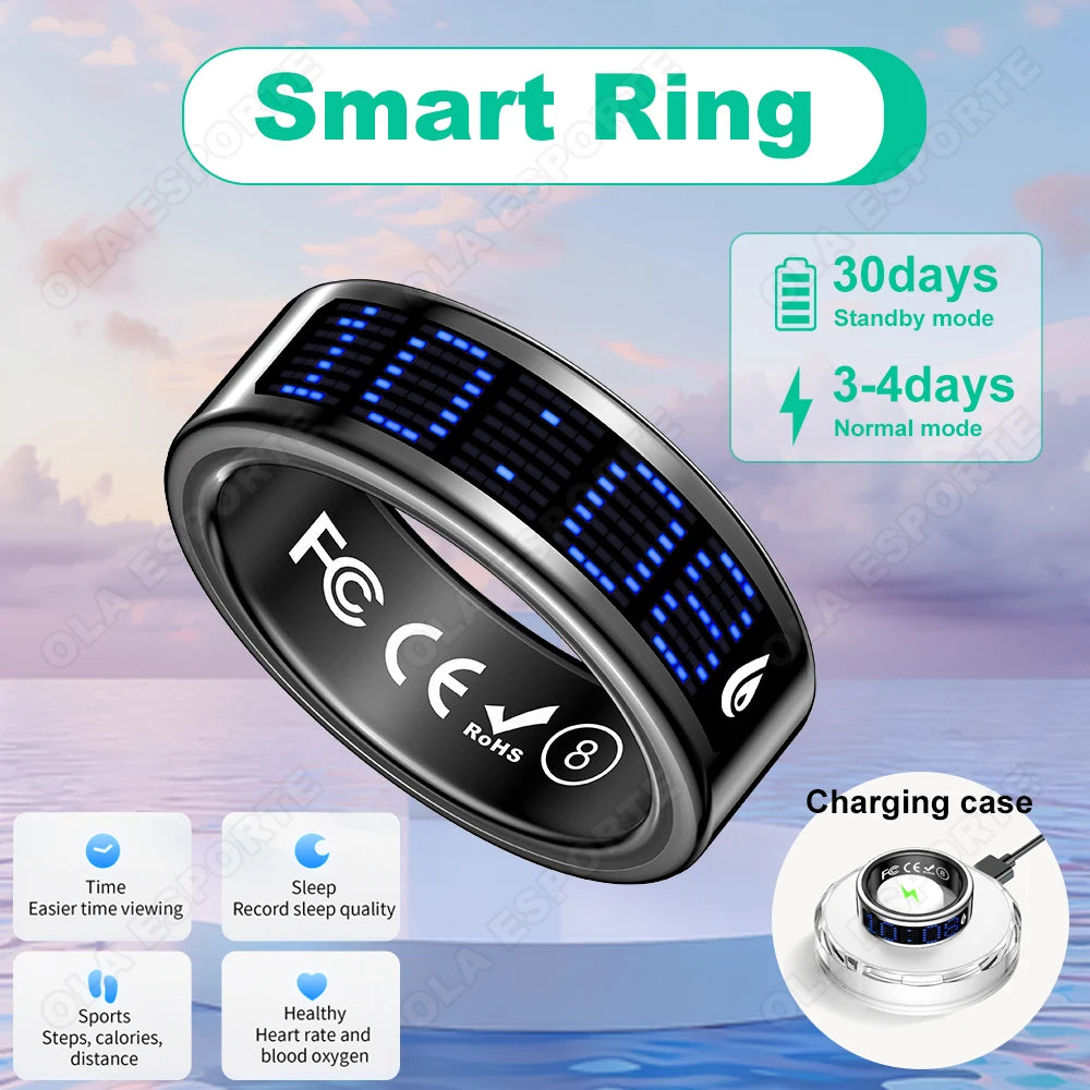 Ola Esporte Smart Ring Heart Rate Sleep Health Tracker