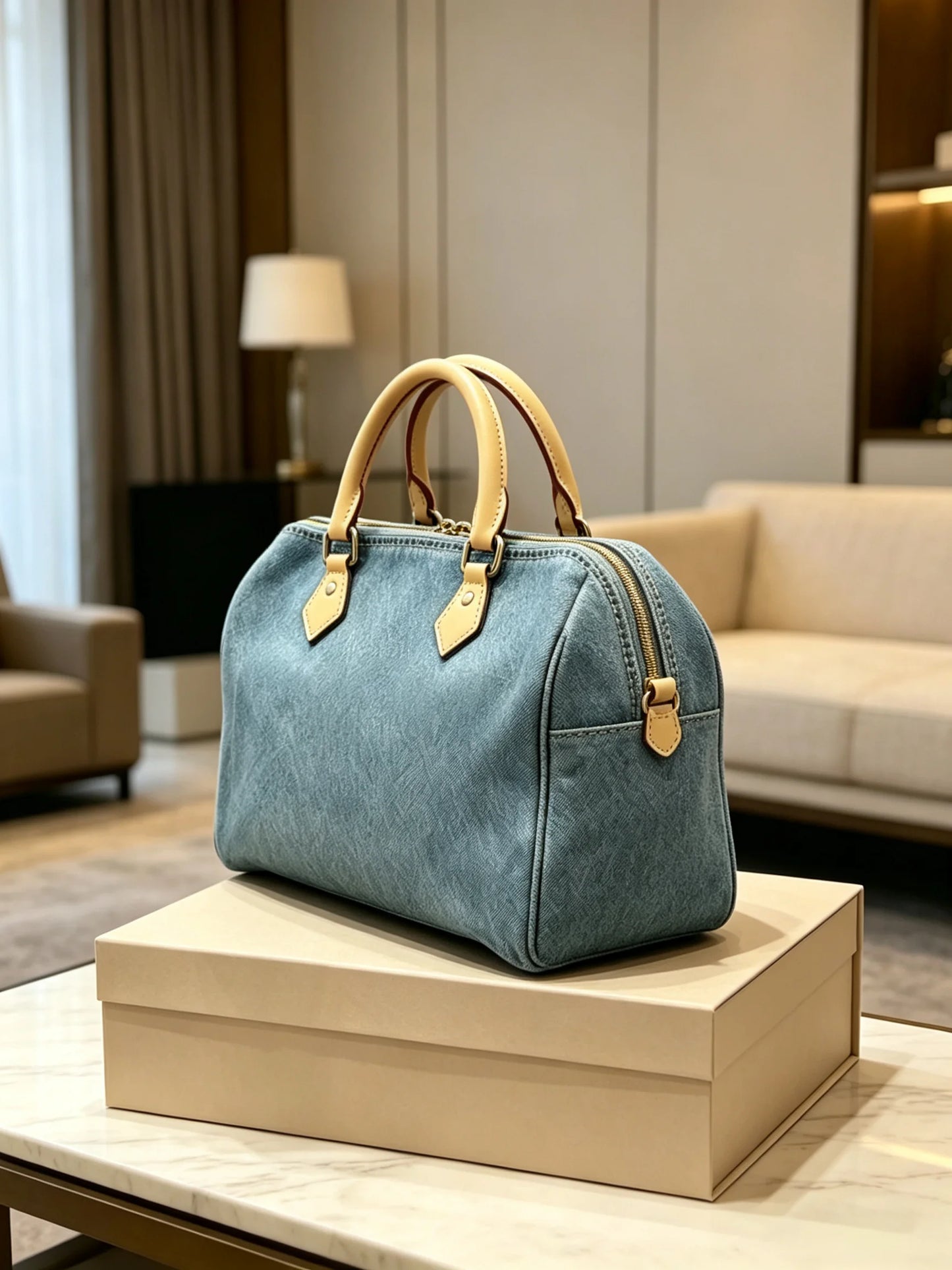 Denim Women's Handbag Casual Tote Large Capacity Everyday Bag