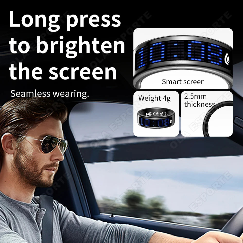 Ola Esporte Smart Ring Heart Rate Sleep Health Tracker