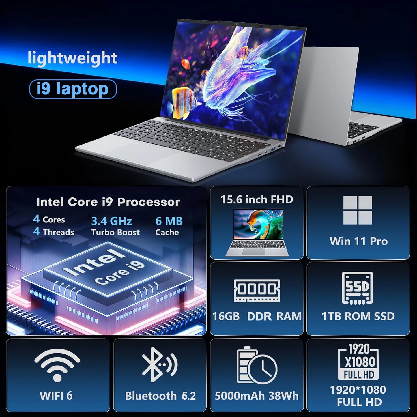 Xia Man Portable Windows Laptop With Intel Core I9