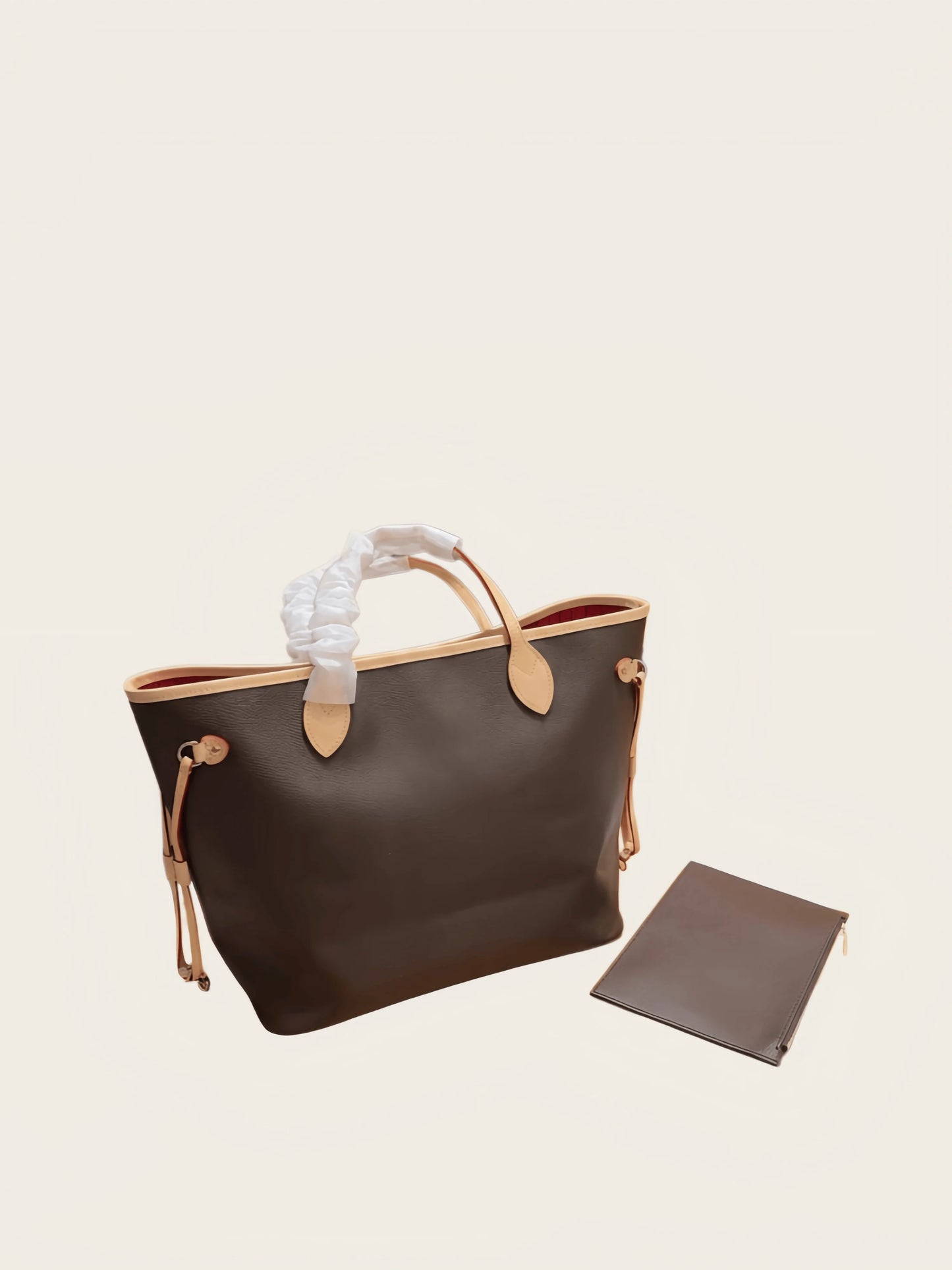 Canvas Shoulder Bag for Women with Magnetic Buckle