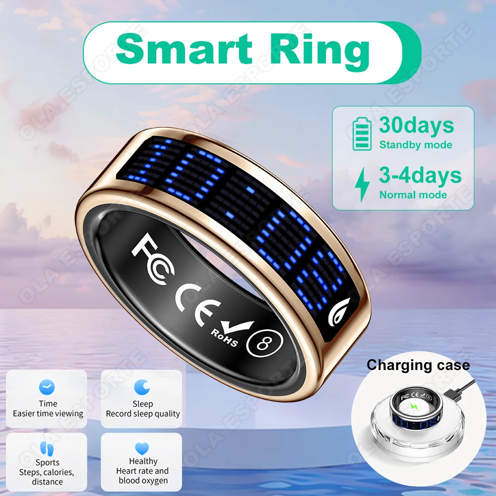 Ola Esporte Smart Ring Heart Rate Sleep Health Tracker