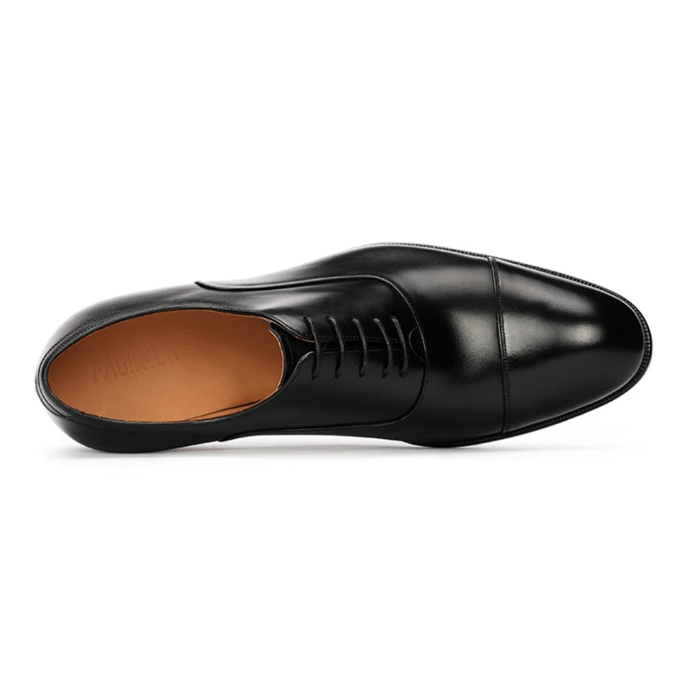 Men's Handmade Oxford Dress Shoes Full-Grain Leather Daily Business Footwear Comfortable Classic Style