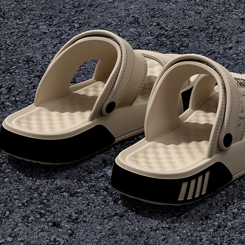 Men EVA Slippers Soft Sole Platform Slides Indoor Outdoor Sandals