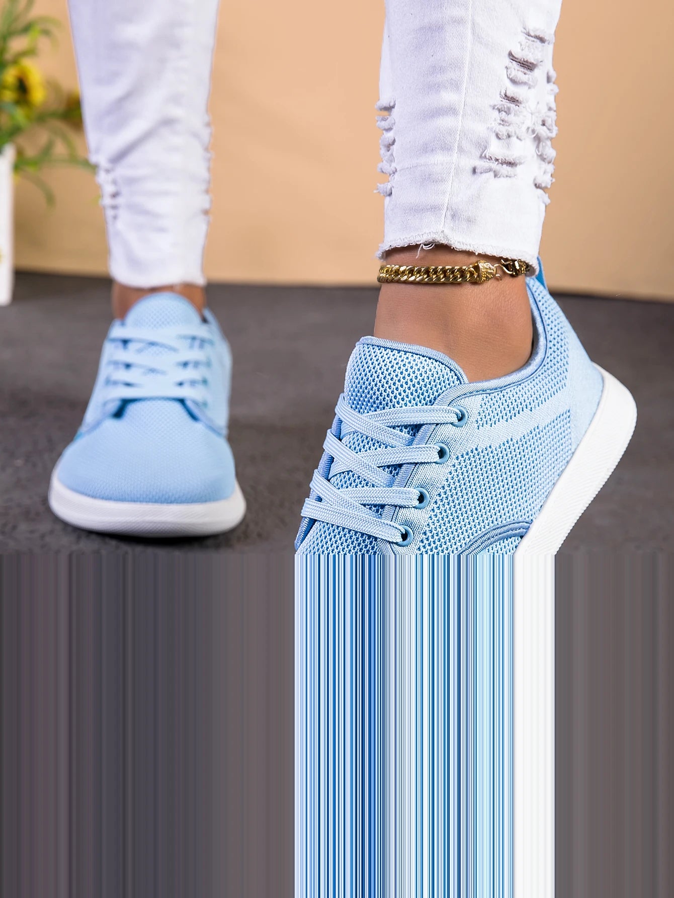 Women Wide Toe Box Walking Shoes Breathable Mesh Sneakers Lightweight