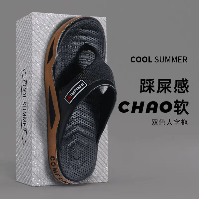 Men Flip Flops Sports Beach Sandals Casual Fashion Comfort Shoes