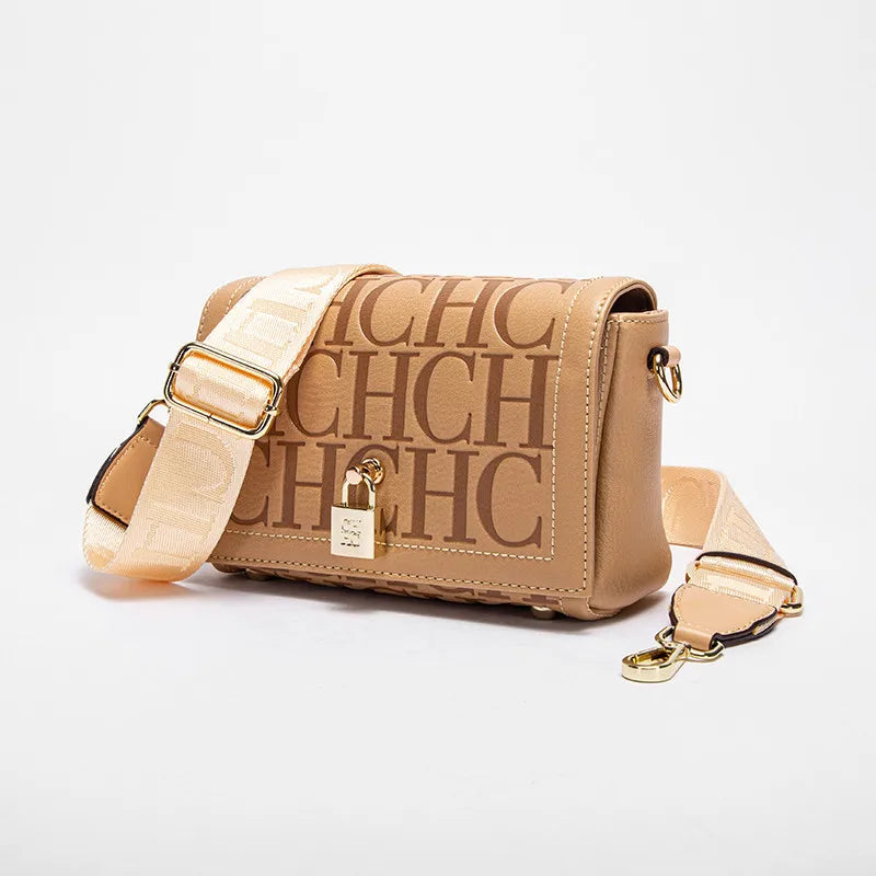 CHCHCN Luxury Women Shoulder Bag Solid Print Design