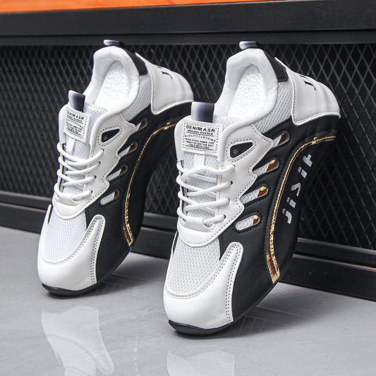 Men's Casual Anti Slip Lace Up Shoes For Sports Comfort