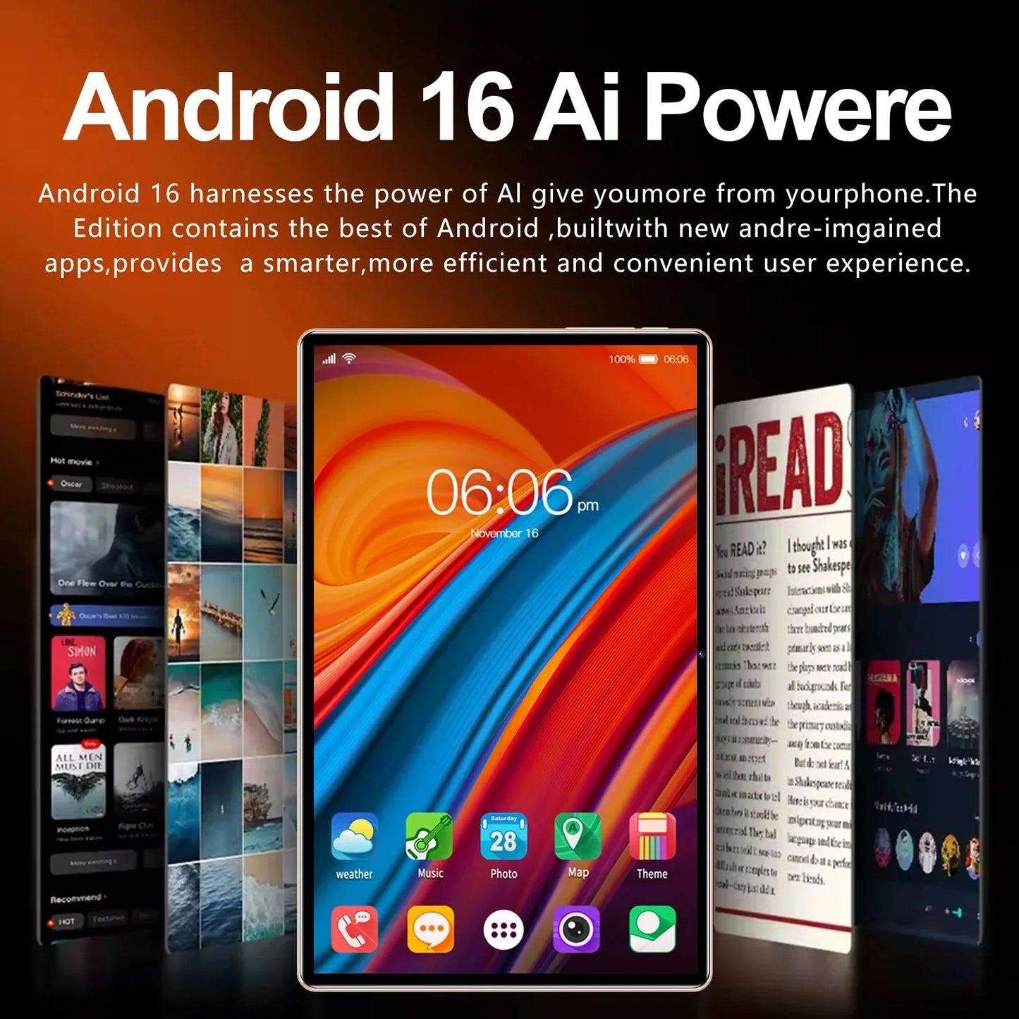 Original Tablet S27 Ultra Android Tablet PC Phone With Dual Wifi