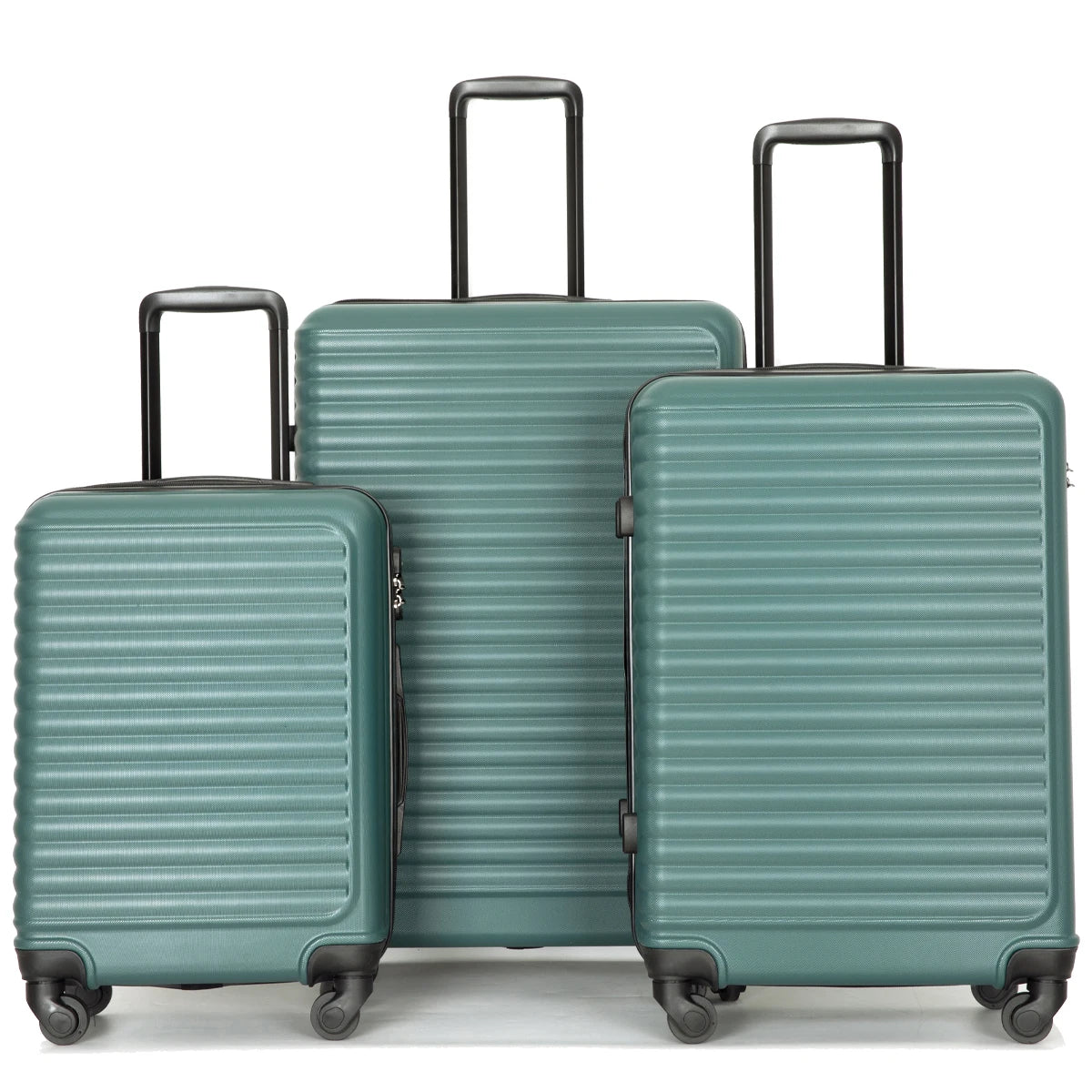 Travelhouse 3 Piece Hardside Luggage Set Spinner Wheels
