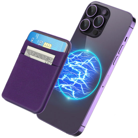 Elastic Lycra Phone Wallet Card Holder For MagSafe Compatible