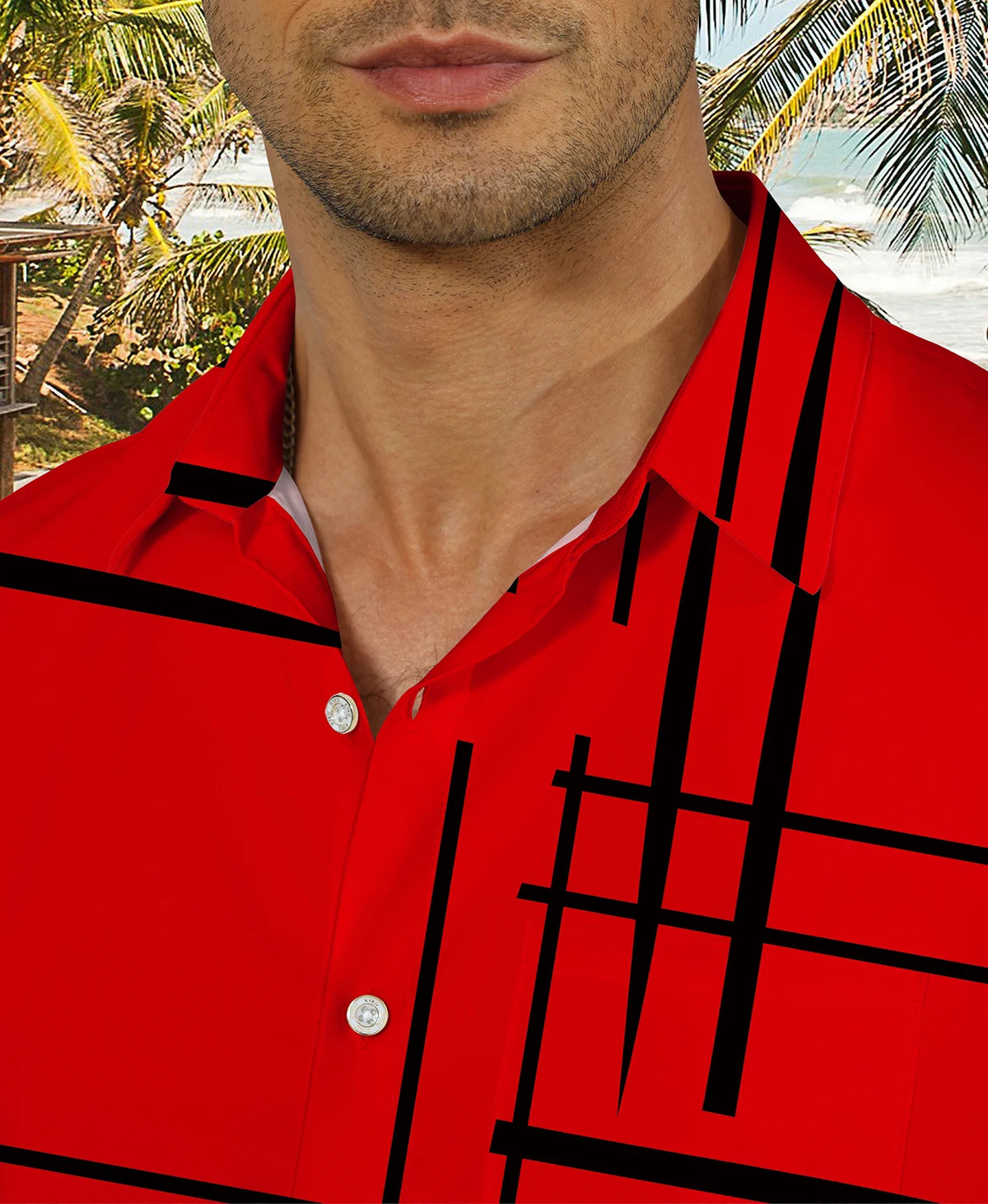 KYKU Hawaiian Shirt for Men: Tropical Summer Beach Short Sleeve Button Down Shirt with Pocket