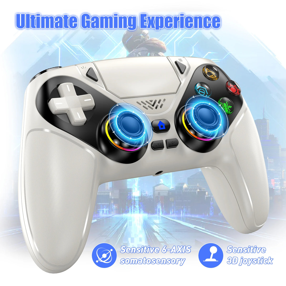Turpow Wireless Gamepad PS5 Controller With Dual Vibration PC Support