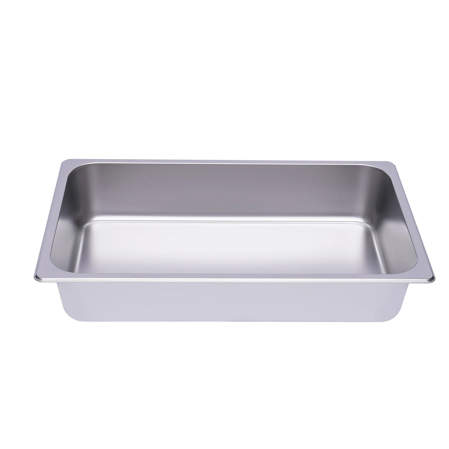 Stainless Steel Steam Pan, 1/1 Size 6 Pack, Deep 4 Inch, 20.87x12.99 Inch, Large Capacity Food Pan, Commercial Restaurant Buffet, Catering Steam Table
