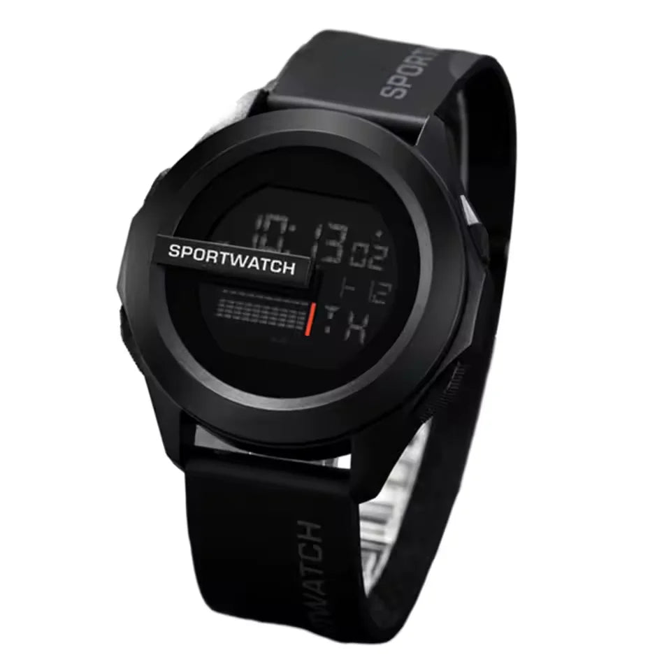 Digital LED Sports Watch For Men Waterproof Alarm Clock Fitness