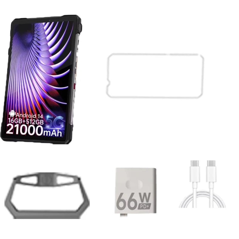 8849 Rugged Projector Tablet Smartphone Unihertz Dual Cameras