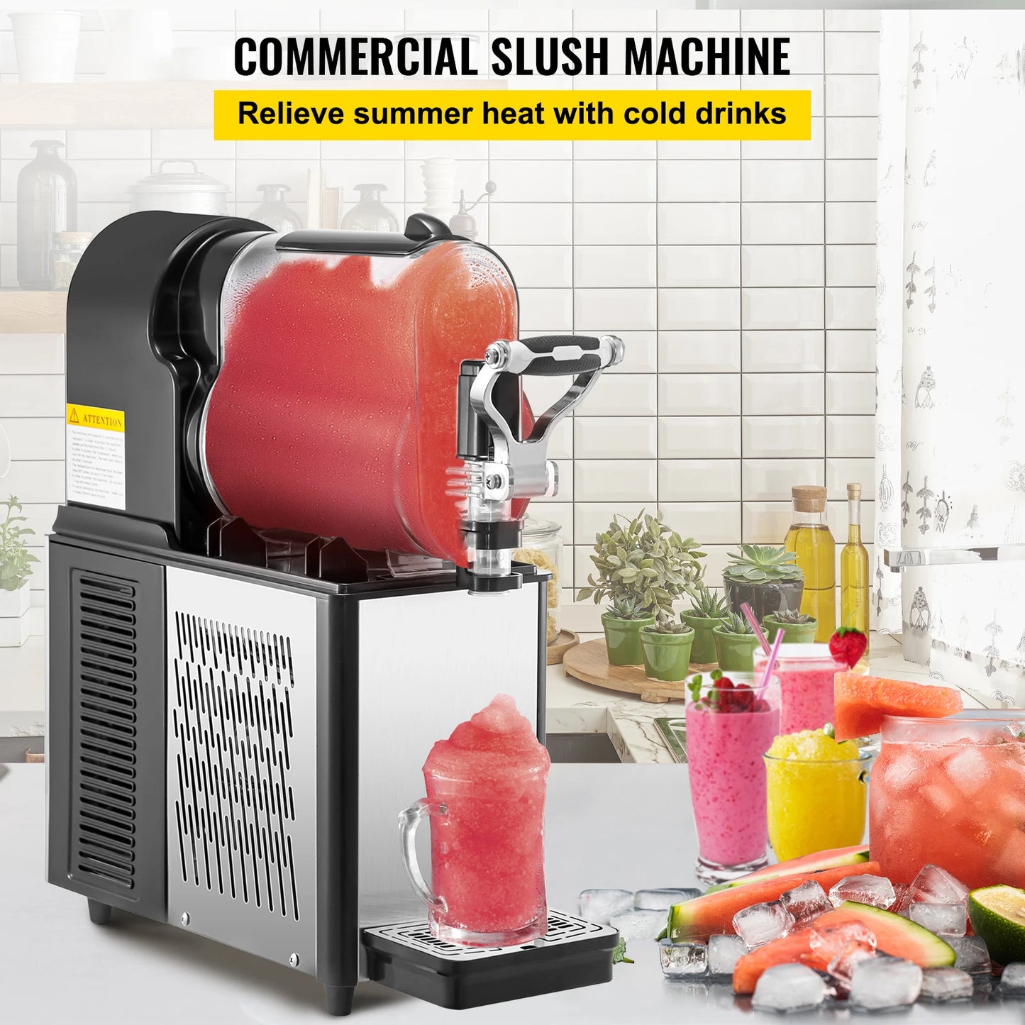 SucceBuy Commercial Slushie Machine Slush Maker Dispenser