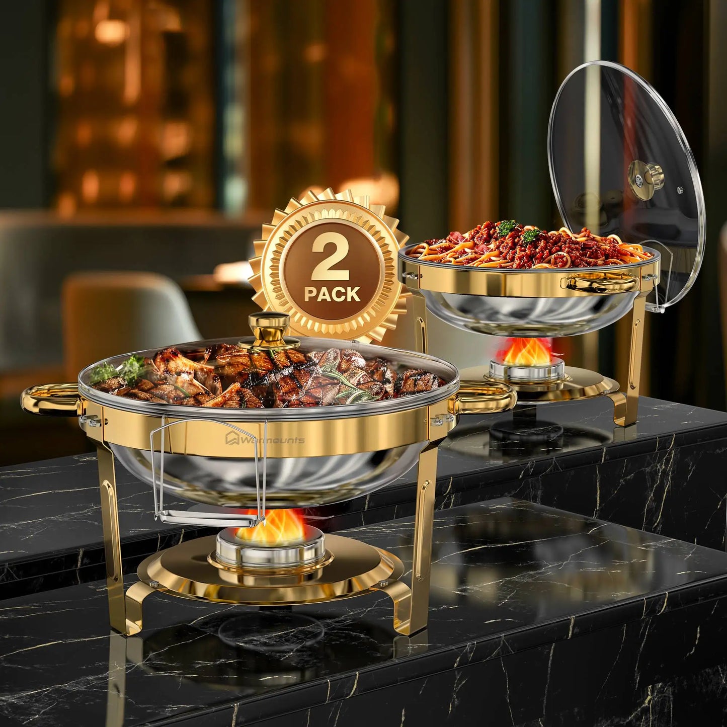 Hign-concerned Stainless Steel Chafing Dish Set for Buffets