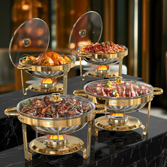 Hign-concerned Stainless Steel Chafing Dishes Buffet Set