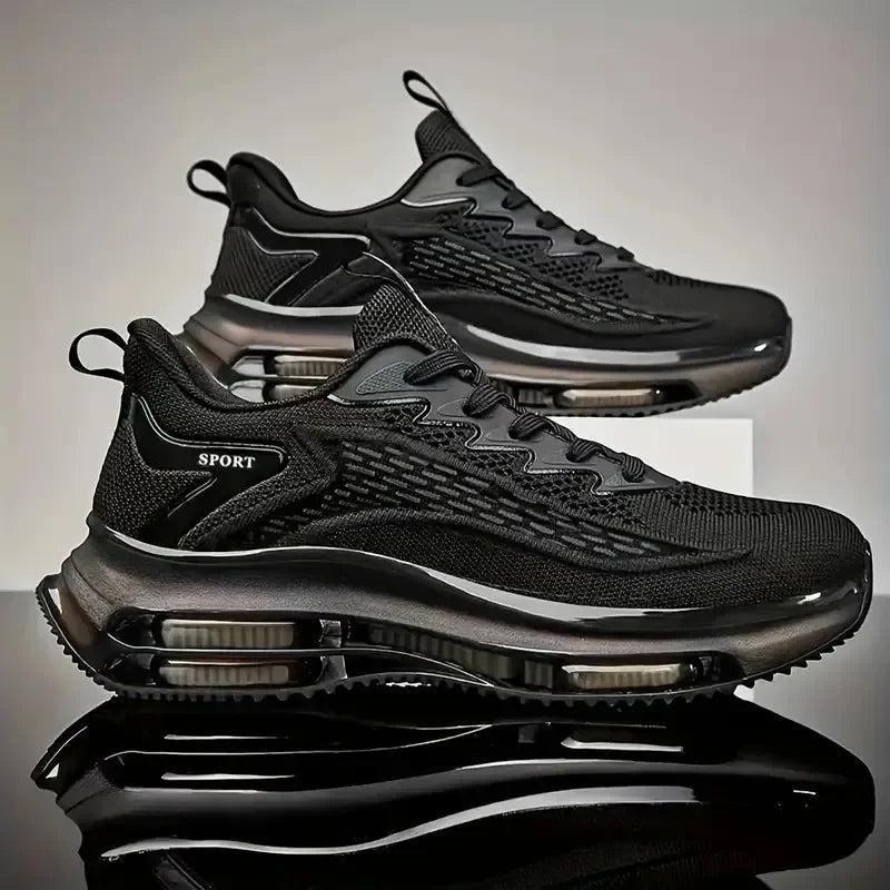 Men's Platform Basketball Sneakers Breathable Anti Odor Casual Walking Shoes