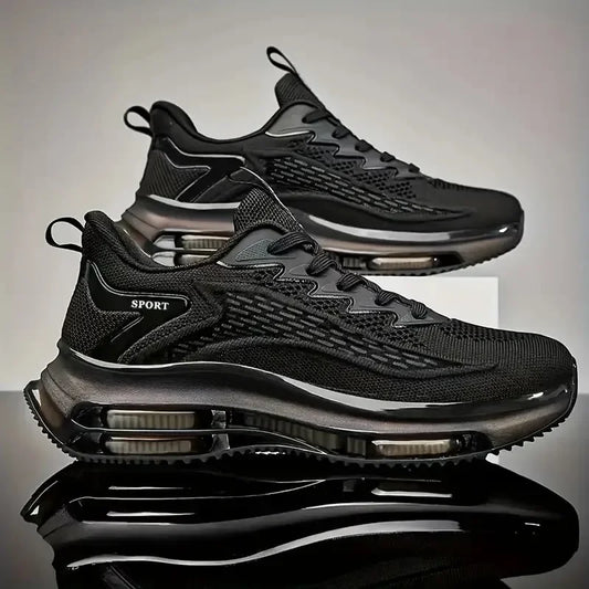 Men's Platform Basketball Sneakers Breathable Anti Odor Casual Walking Shoes
