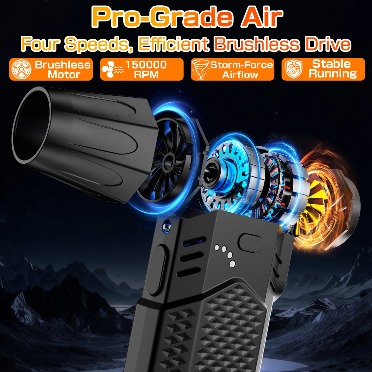 Portable Rechargeable Turbo Fan Keyboard Vacuum Cleaner For Electronics