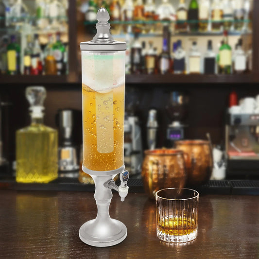 Hign-concerned Beer Tower Dispenser With Ice Tube LED Light