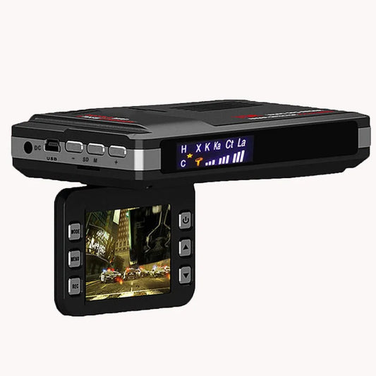 XMSJ 2in1 Dash Cam Radar Detector Portable Car Camera