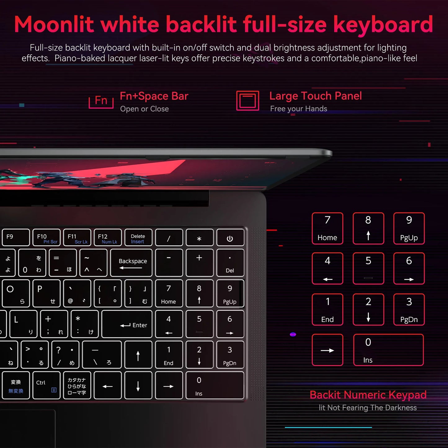 ACEMAGIC LX15Pro Laptop Ryzen 7 5700U 16GB RAM 512GB NVMe