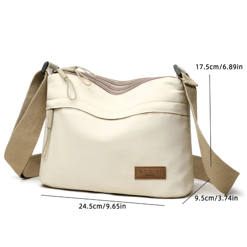Dawndesslo Shoulder Bag for Women With 3 Main Pockets