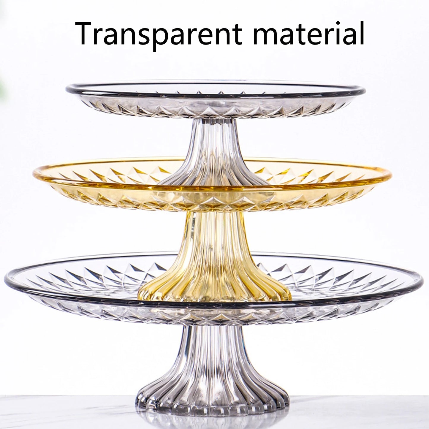 Hign-concerned Acrylic Fruit Dessert Cupcake Tray Stand