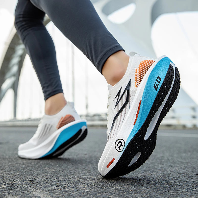 Lightweight Running Sneakers For Men Women Breathable Mesh Athletic Shoes
