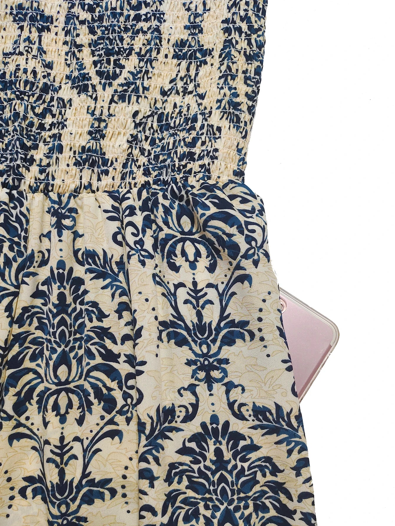 Women's Summer Printed Strapless Jumpsuit, Casual and Simple