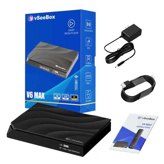 VseeCzydore V6 Max Android Streaming Media Player With Voice Control