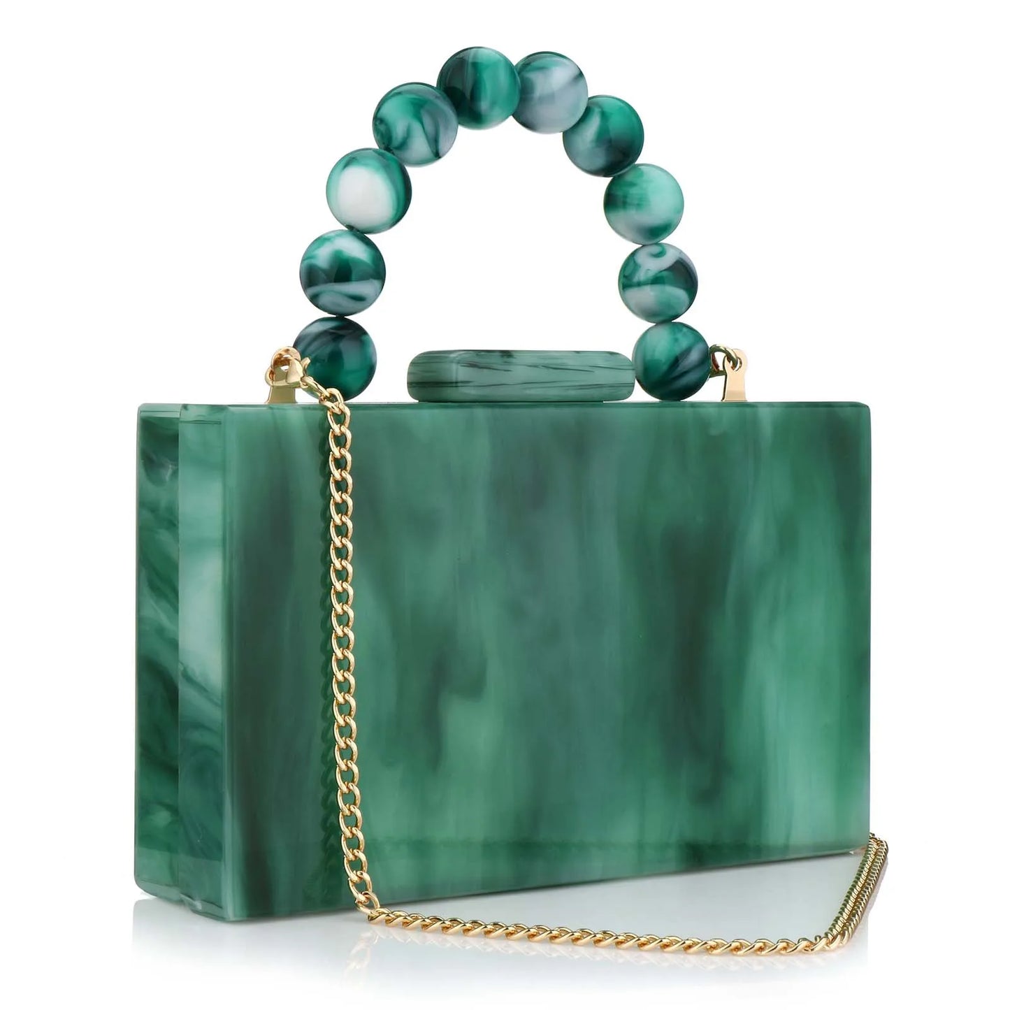 Guangdong Acrylic Clutch Bag Beaded Pearl Chain Purse