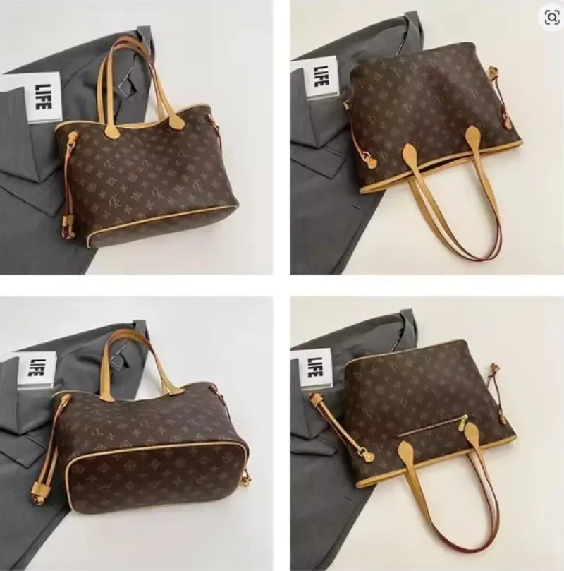 Guangdong Leather Tote Bag Women Crossbody Handbag Luxury